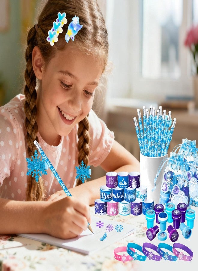 DMIGHT 130 Pcs Frozen Party Favors Birthday Supplies for Girls Kids, Gift Bags Frozen Filler Goodie Bag Stuffers Frozen Birthday Party Supplies - Image 4